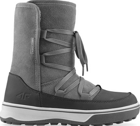 Damskie Buty Zimowe Ocieplane 4F I Szare