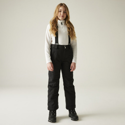 Spodnie narciarskie dziecięce z membraną z szelkami Outmove Dare 2b II DKW419 | Czarny