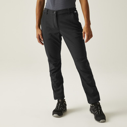 Spodnie damskie trekkingowe softshell Fenton Regatta RWJ177R | Czarny