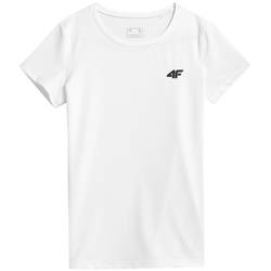 Koszulka damska funkcyjna 4F biała H4L22 TSDF352 10S