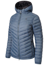 Damska kurtka przejściowa ocieplana z kapturem Deter II Dare2B DWN414 I Niebiesko/Szary