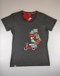 Koszulka damska szara TOCD4NDYY MK01