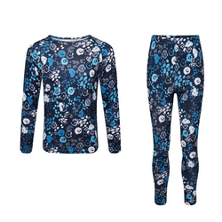 Bielizna dziecięca termoaktywna PARTITION II Dare2B DKU320 I Granatowo-Niebieski