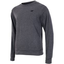 BLUZA 4F H4L17 BLM001 ciemny szary melanż