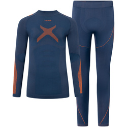 Bielizna męska Viking Primeone 500/25/7756/1954 Granatowo-Pomarańczowa