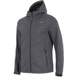 Kurtka męska softshell 4F ciemny szary melanż H4Z18 SFM001 23M