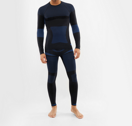 Bielizna termoaktywna męska Viking Dante czarno-granatowa 500-15-1717-15