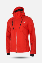 Kurtka narciarska męska 4F H4Z19-KUMN072 62S Czerwony