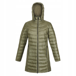 Damski płaszcz przejściowy ocieplany z kapturem Andel III Regatta RWN230 | Zielony