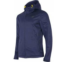 Kurtka męska Softshell 4F ciemny granat melanż H4L19 SFM001 30M