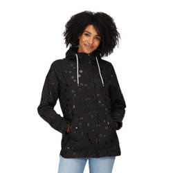 Damska kurtka przeciwdeszczowa Bayla / Black Spot
