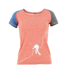 Koszulka damska Milo KINDI pomarańczowa