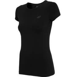 Koszulka damska 4F głęboka czerń H4Z19 TSD001 20S
