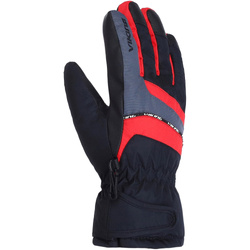 Rękawice narciarskie dziecięce Viking Kid 120/19/2250/34 Czarno-Czerwony
