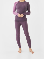 Bielizna termiczna damska VIKING Mounti Lady Set Merino 500/27/8757/4800 Fioletowy