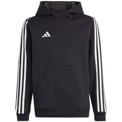 Bluza dla dzieci adidas Tiro 23 League Sweat Hoodie czarno-biała HS3606