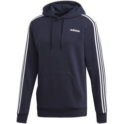 Bluza męska adidas Essentials 3 Stripes Pullover French Terry granatowa DU0499