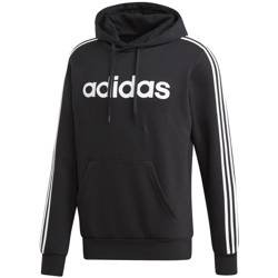 Bluza męska adidas Essentials 3S PO FL czarna DQ3096