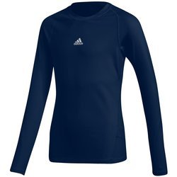 Koszulka dla dzieci adidas Alphaskin Sport LS Tee JUNIOR granatowa CW7322