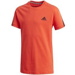 Koszulka dla dzieci adidas B 3S Tee pomarańczowa GK3194