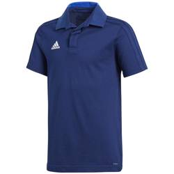 Koszulka dla dzieci adidas Condivo 18 Cotton Polo JUNIOR granatowa CF4368