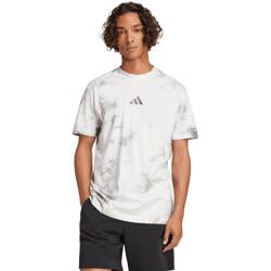 Koszulka męska adidas All Szn Wash Tee biało-szara IX1260